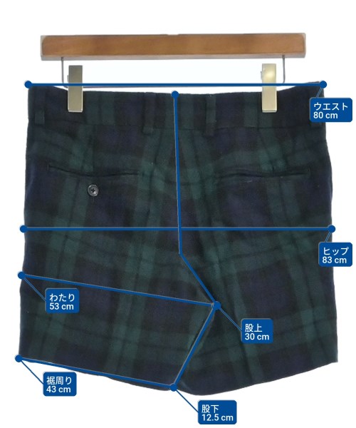 Mr.GENTLEMAN（ミスタージェントルマン）ショートパンツ 緑 サイズ:M メンズ/2200672071638