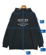 Mr.GENTLEMAN（ミスタージェントルマン）パーカー 黒 サイズ:XL メンズ/2200691278025