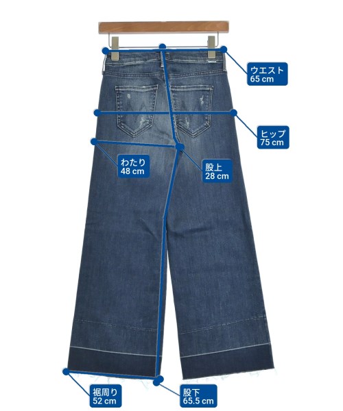 MOTHER（マザー）デニムパンツ 紺 サイズ:23(XS位) レディース/2200636634039