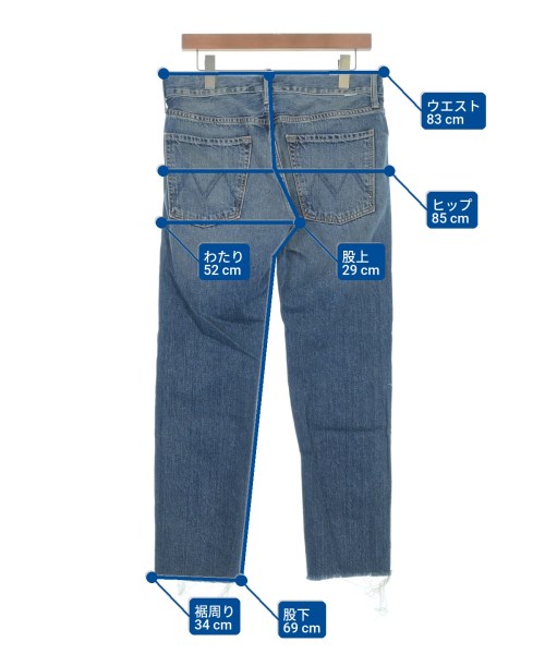 MOTHER（マザー）デニムパンツ 青 サイズ:-(M位) メンズ/2200639136158