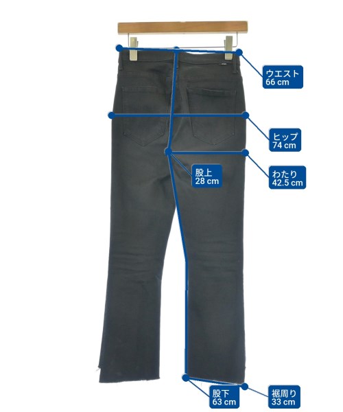 MOTHER（マザー）デニムパンツ 黒 サイズ:26(M位) レディース/2200610876424