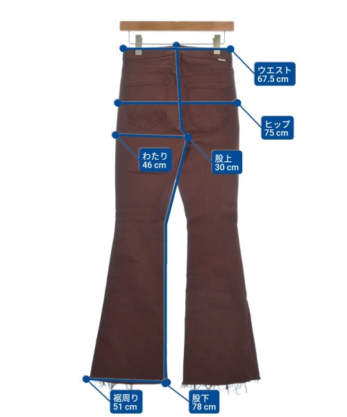 MOTHER（マザー）その他 茶 サイズ:26(M位) レディース/2200613886079