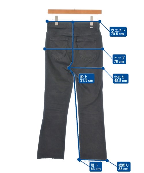 MOTHER（マザー）デニムパンツ 黒 サイズ:26(M位) レディース/2200625047055