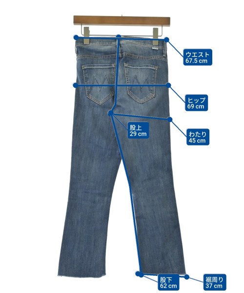 MOTHER（マザー）デニムパンツ 青 サイズ:25(S位) レディース/2200617092070