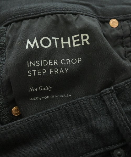 MOTHER（マザー）デニムパンツ 黒 サイズ:26(M位) レディース/2200634385087