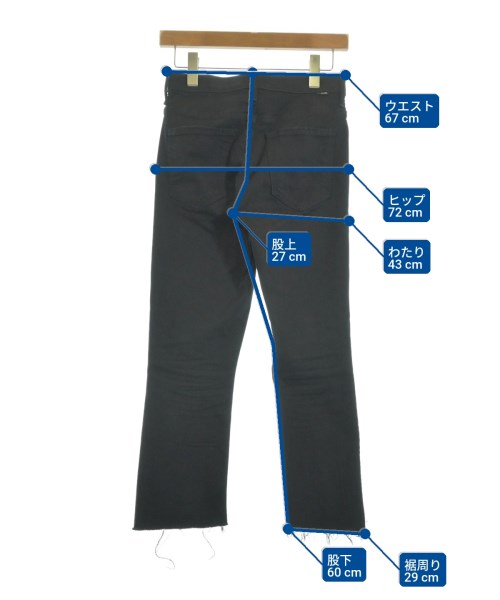 MOTHER（マザー）デニムパンツ 黒 サイズ:26(M位) レディース/2200634385087