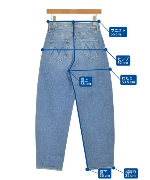 MOTHER（マザー）デニムパンツ 青 サイズ:25(S位) レディース/2200674571129