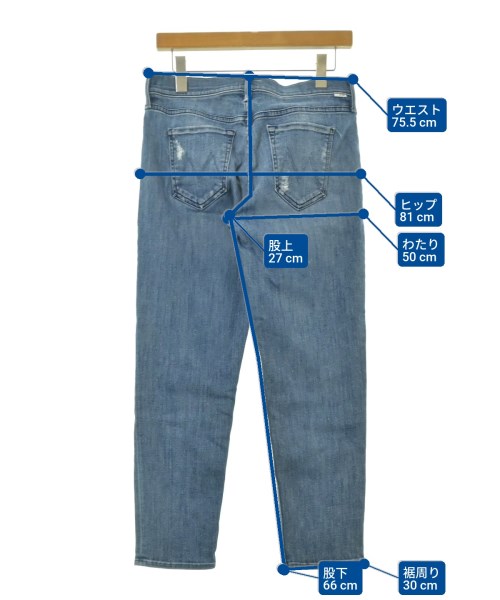 MOTHER（マザー）デニムパンツ 青 サイズ:26(M位) レディース/2200676116052