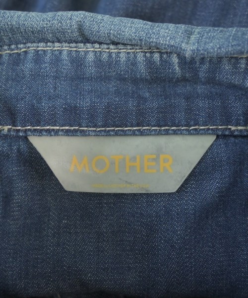 MOTHER（マザー）カジュアルシャツ 青 サイズ:S レディース/2200694691012