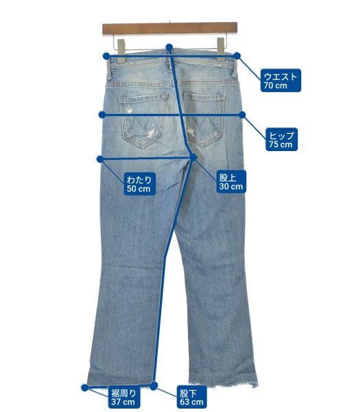 MOTHER（マザー）デニムパンツ 青 サイズ:25(S位) レディース/2200648711292