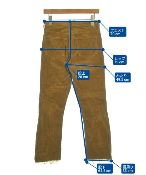 MOTHER（マザー）その他 茶 サイズ:26(M位) レディース/2200650413030