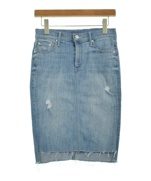 MOTHER(マザー)ひざ丈スカート 青 サイズ:25(S位)/2200655089032