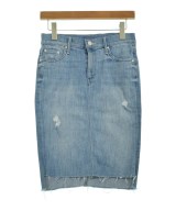 MOTHER（マザー）ひざ丈スカート 青 サイズ:25(S位) レディース/2200655089032