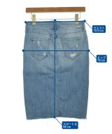 MOTHER（マザー）ひざ丈スカート 青 サイズ:25(S位) レディース/2200655089032