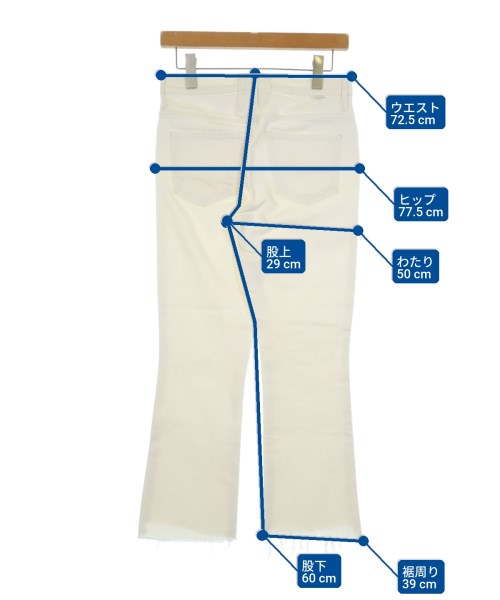 MOTHER（マザー）デニムパンツ 白 サイズ:26(M位) レディース/2200638004038