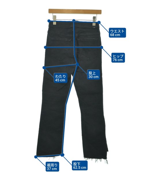 MOTHER（マザー）デニムパンツ 黒 サイズ:27(M位) レディース/2200642557087