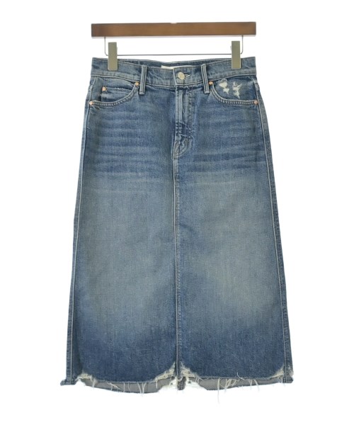 MOTHER(マザー)ロング・マキシ丈スカート 青 サイズ:26(M位)/2200666028013