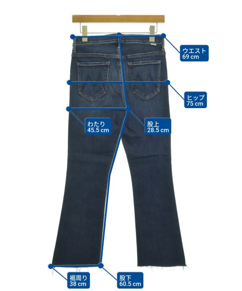 MOTHER（マザー）デニムパンツ 青 サイズ:28(S位) レディース/2200667351059