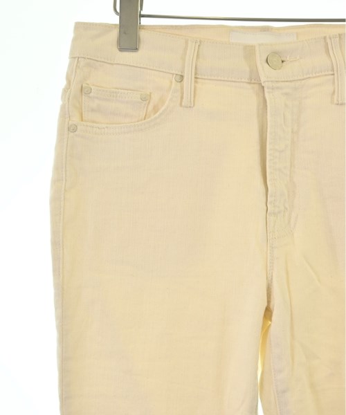 MOTHER（マザー）デニムパンツ 白 サイズ:28(L位) レディース/2200667823013