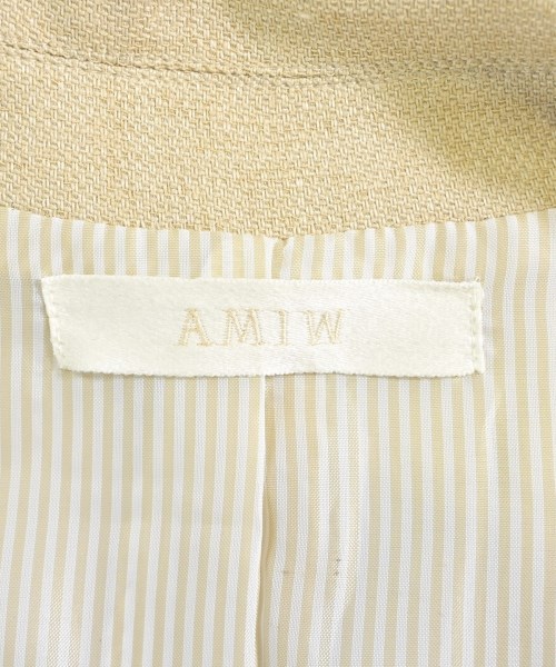 AMIW（アミウ）テーラードジャケット ベージュ サイズ:36(S位) レディース/2200690218039