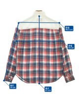 Niche（ニッチ）カジュアルシャツ 赤 サイズ:S メンズ/2200553925050