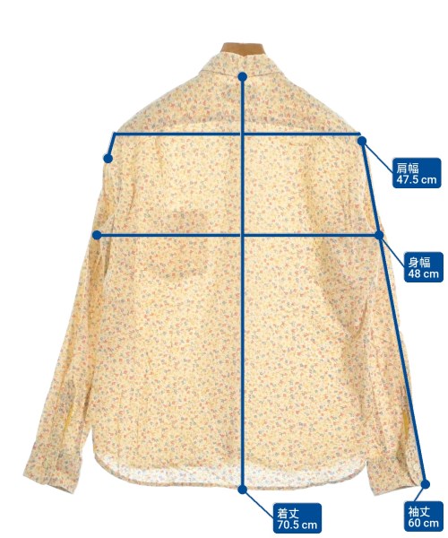 Niche（ニッチ）カジュアルシャツ 黄 サイズ:-(M位) メンズ/2200623901106