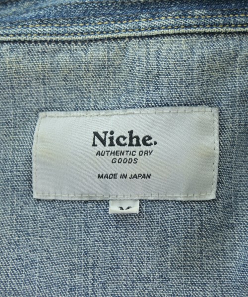 Niche（ニッチ）カジュアルシャツ 紺 サイズ:M メンズ/2200660941097