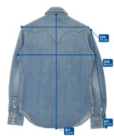 Niche（ニッチ）カジュアルシャツ 紺 サイズ:M メンズ/2200660941097