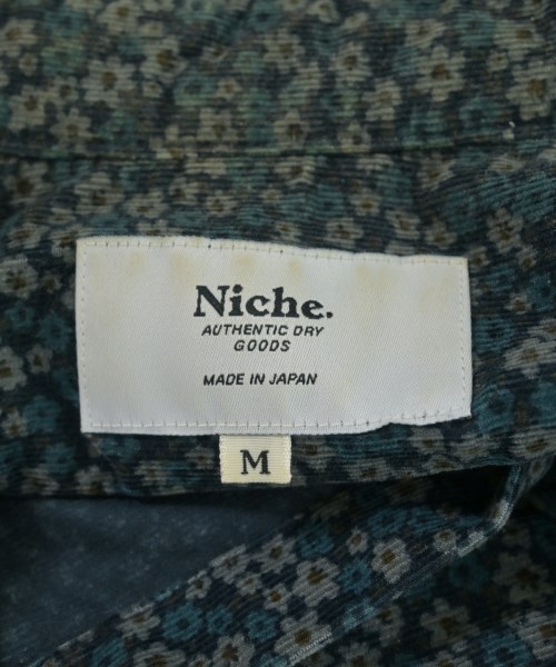 Niche（ニッチ）カジュアルシャツ 黒 サイズ:M メンズ/2200684624020