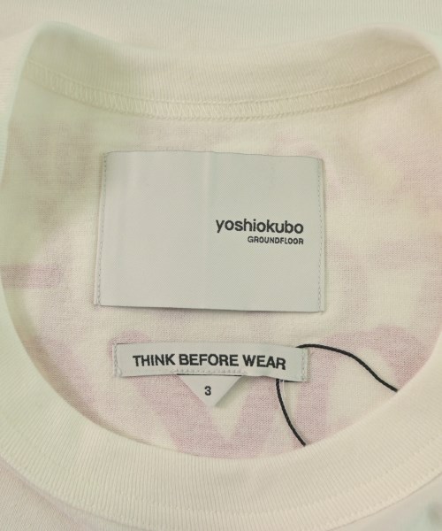 yoshio kubo（ヨシオクボ）Tシャツ・カットソー 白 サイズ:3(L位) メンズ/2200642053145