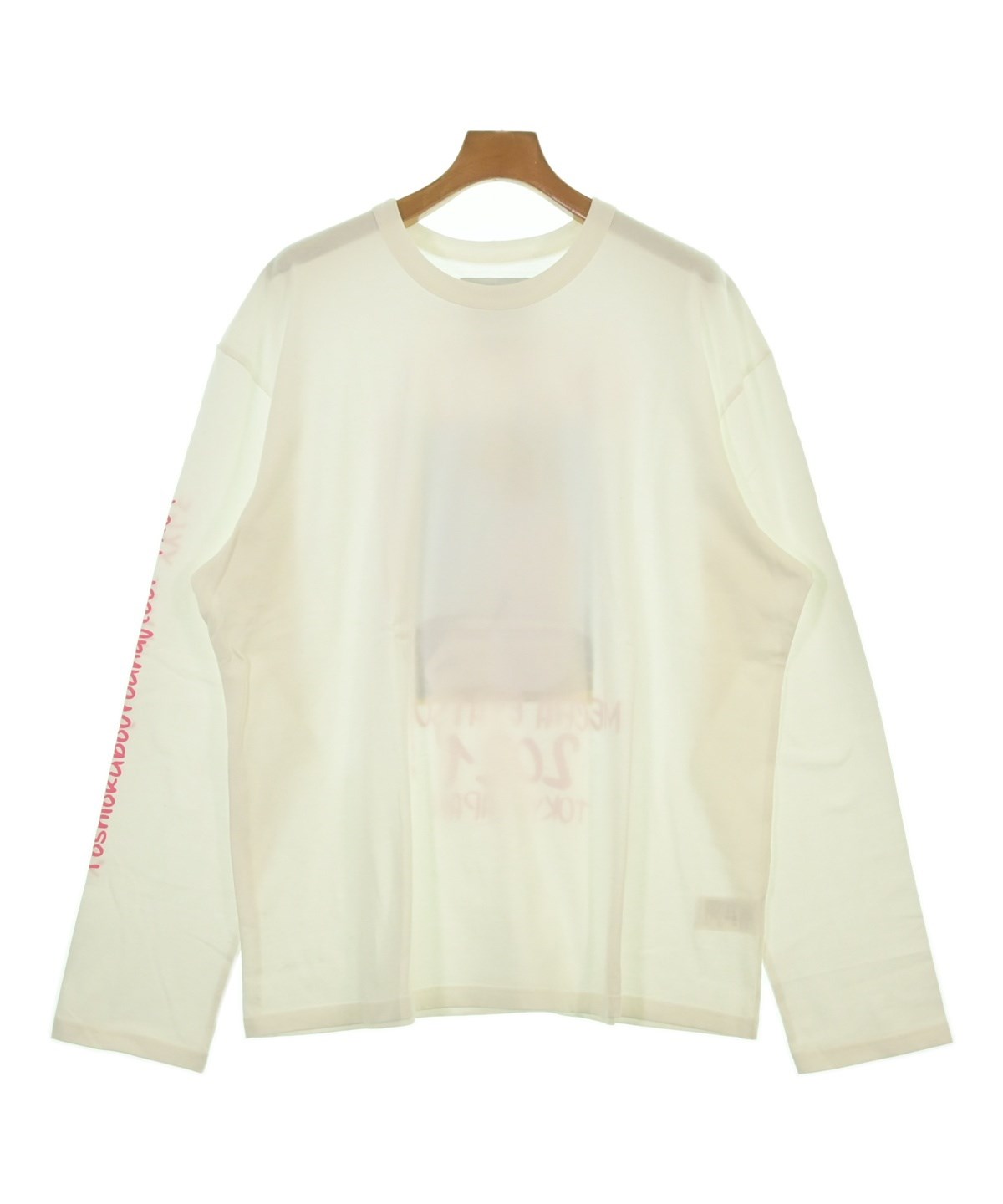 yoshio kubo ヨシオクボ Tシャツ・カットソー メンズ 【古着】【中古】 yoshio kubo（ヨシオクボ）Tシャツ・カットソー 白 サイズ:3(L位