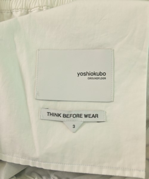 yoshio kubo（ヨシオクボ）ショートパンツ 白 サイズ:3(L位) メンズ/2200642607171