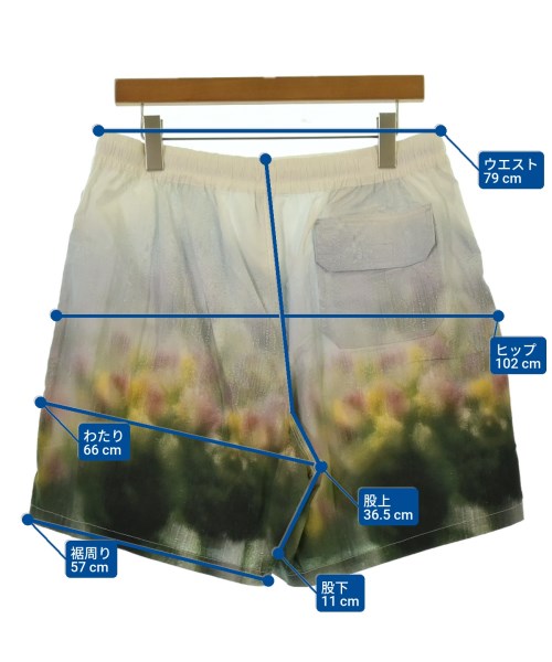 yoshio kubo（ヨシオクボ）ショートパンツ 白 サイズ:3(L位) メンズ/2200642607171