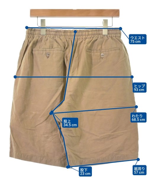 yoshio kubo（ヨシオクボ）ショートパンツ 茶 サイズ:2(M位) メンズ/2200621661040