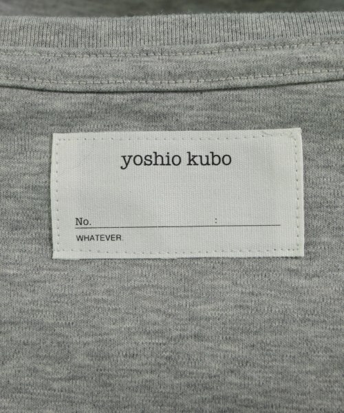 yoshio kubo（ヨシオクボ）Tシャツ・カットソー グレー サイズ:1(S位) メンズ/2200612077591