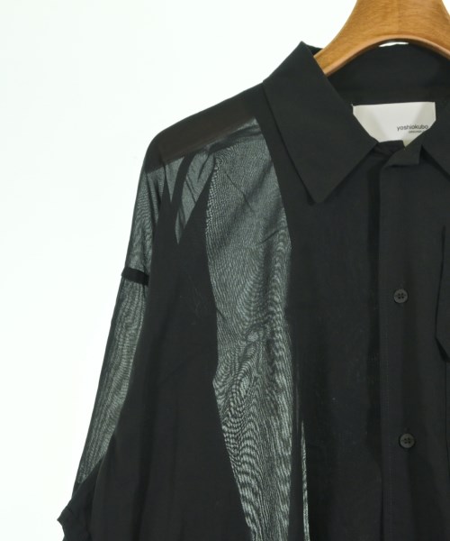 yoshio kubo（ヨシオクボ）カジュアルシャツ 黒 サイズ:2(M位) メンズ/2200620340977