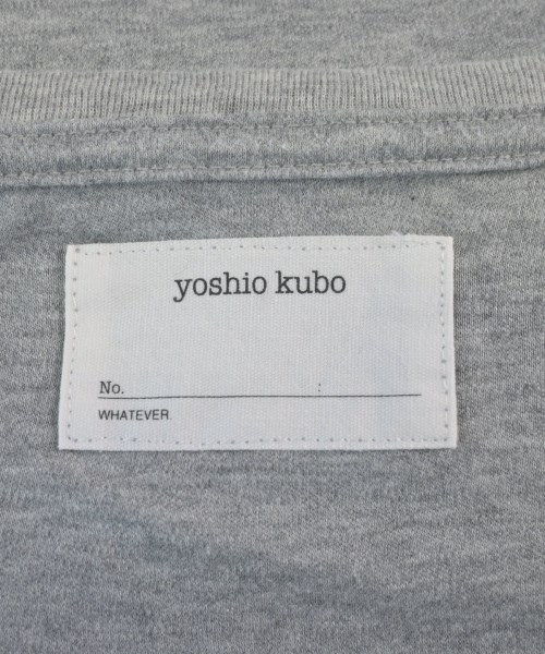 yoshio kubo（ヨシオクボ）Tシャツ・カットソー グレー サイズ:1(S位) メンズ/2200620932080