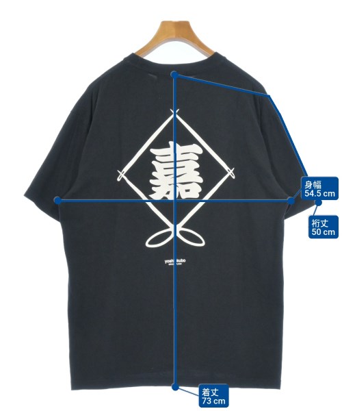 yoshio kubo（ヨシオクボ）Tシャツ・カットソー 黒 サイズ:-(XL位) メンズ/2200681097032