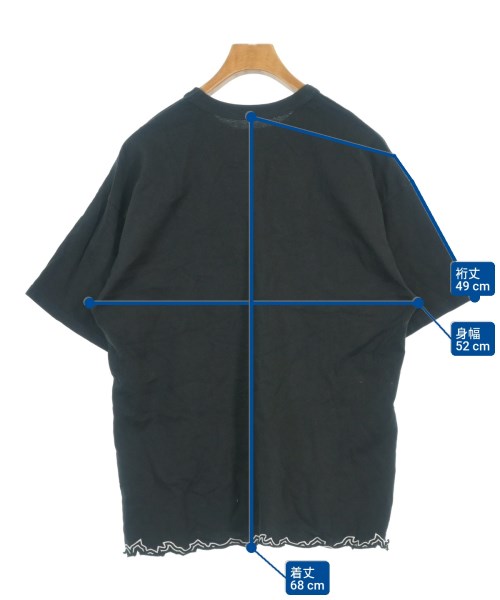 yoshio kubo（ヨシオクボ）Tシャツ・カットソー 黒 サイズ:2(M位) メンズ/2200690242300