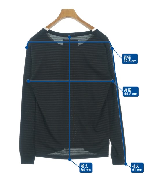yoshio kubo（ヨシオクボ）Tシャツ・カットソー 黒 サイズ:-(XS位) メンズ/2200698762022