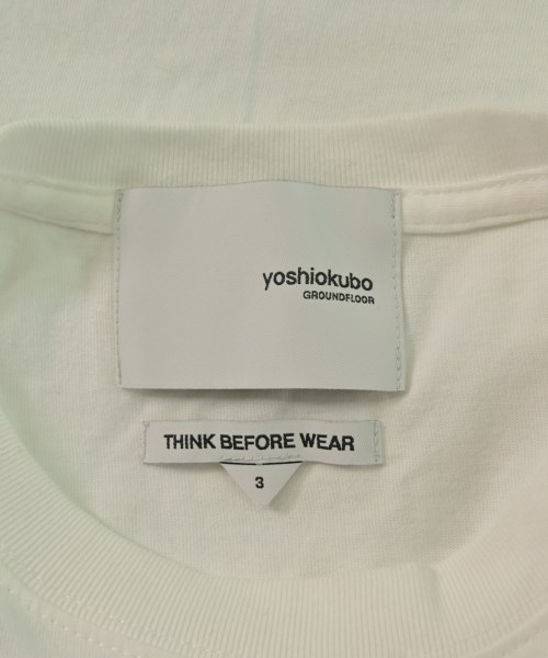 yoshio kubo（ヨシオクボ）Tシャツ・カットソー 白 サイズ:L メンズ/2200658622021
