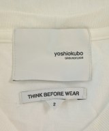 yoshio kubo（ヨシオクボ）Tシャツ・カットソー 白 サイズ:2(M位) メンズ/2200658834028