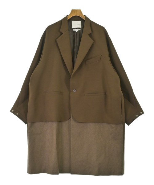 yoshio kubo(ヨシオクボ)チェスターコート 茶 サイズ:3(L位)/2200664222031