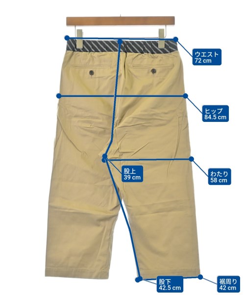 yoshio kubo（ヨシオクボ）チノパン ベージュ サイズ:2(M位) メンズ/2200671607098