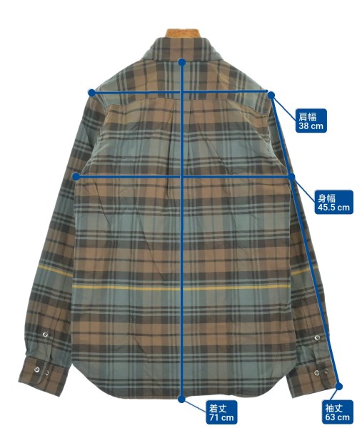 ts(s)（ティーエスエス）カジュアルシャツ 茶 サイズ:1(S位) メンズ/2200612077065