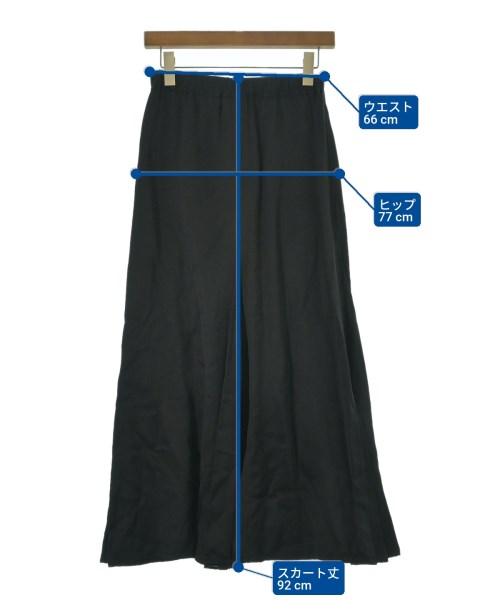 Le glazik（ルグラジック）ロング・マキシ丈スカート 黒 サイズ:36(S位) レディース/2200618675036