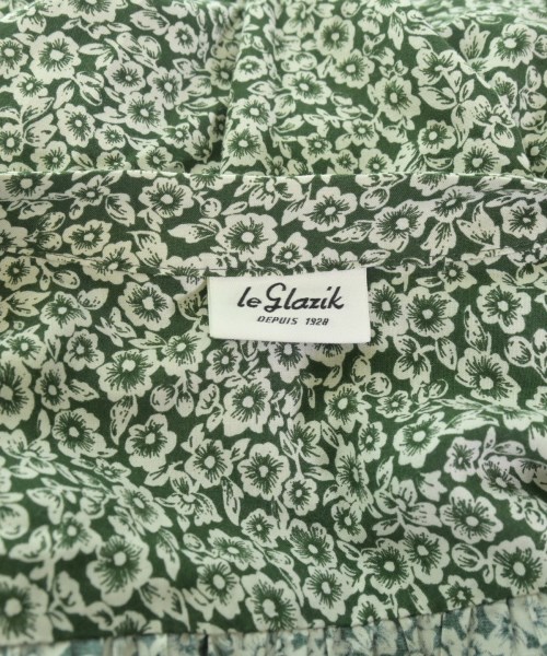 Le glazik（ルグラジック）シャツワンピース 緑 サイズ:36(S位) レディース/2200621529265