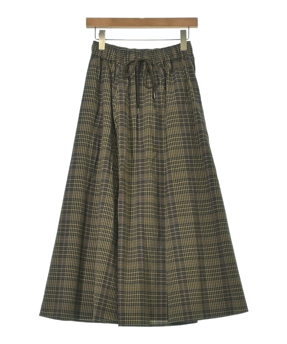 Le glazik（ルグラジック）ロング・マキシ丈スカート 茶 サイズ:36(S位