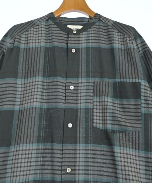 Le glazik（ルグラジック）シャツワンピース 緑 サイズ:36(S位) レディース/2200637192033