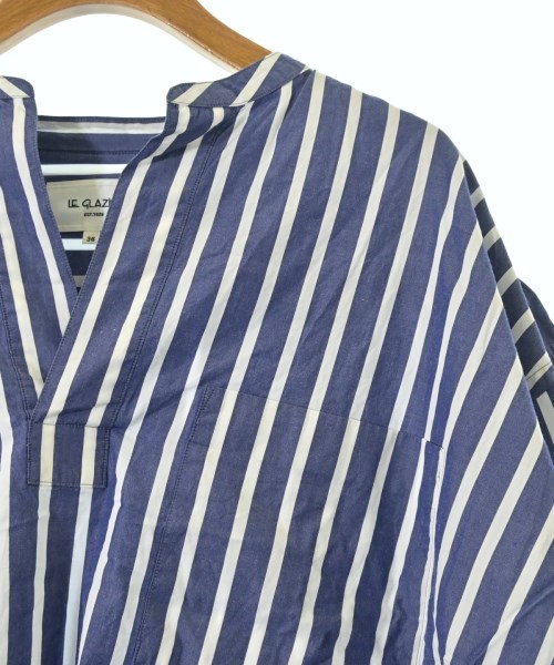 Le glazik（ルグラジック）カジュアルシャツ 紺 サイズ:36(S位) レディース/2200631949039